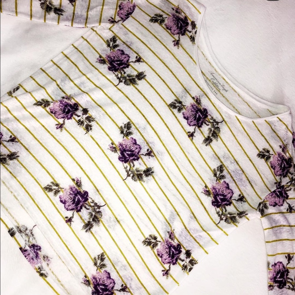 AMERICAN EAGLE 3/4 SLEVE SHIRT